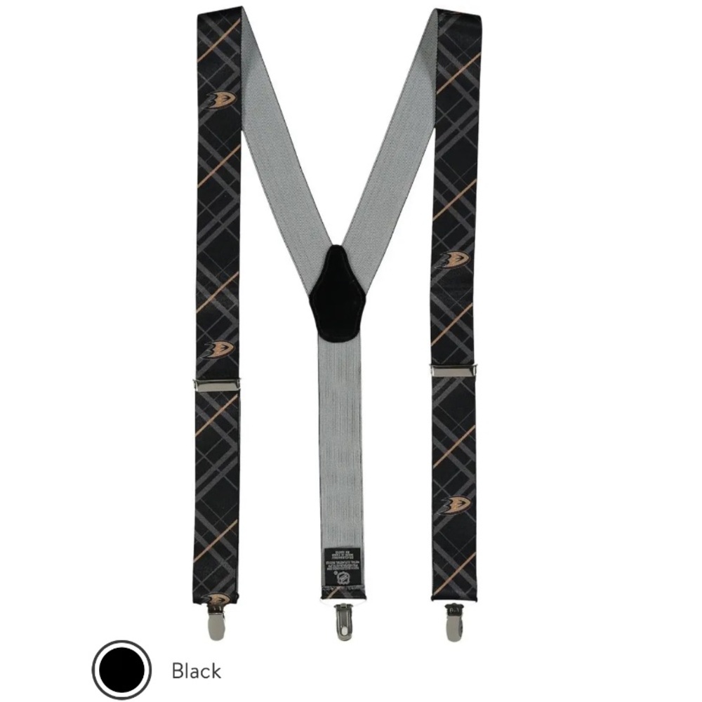 NHL Anaheim Ducks black Eagles Wings suspenders